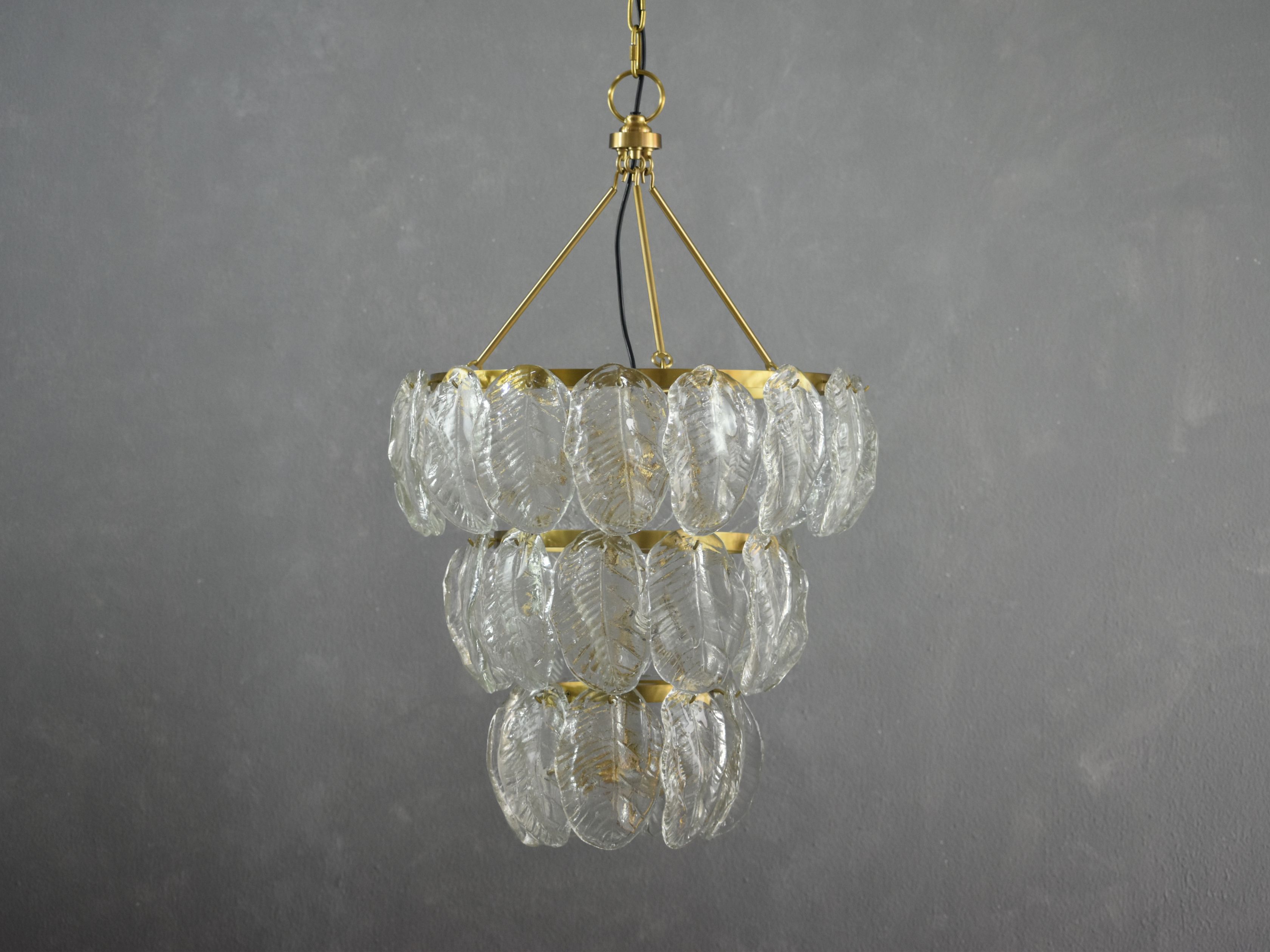 Vitri Chandelier - Antique Brass