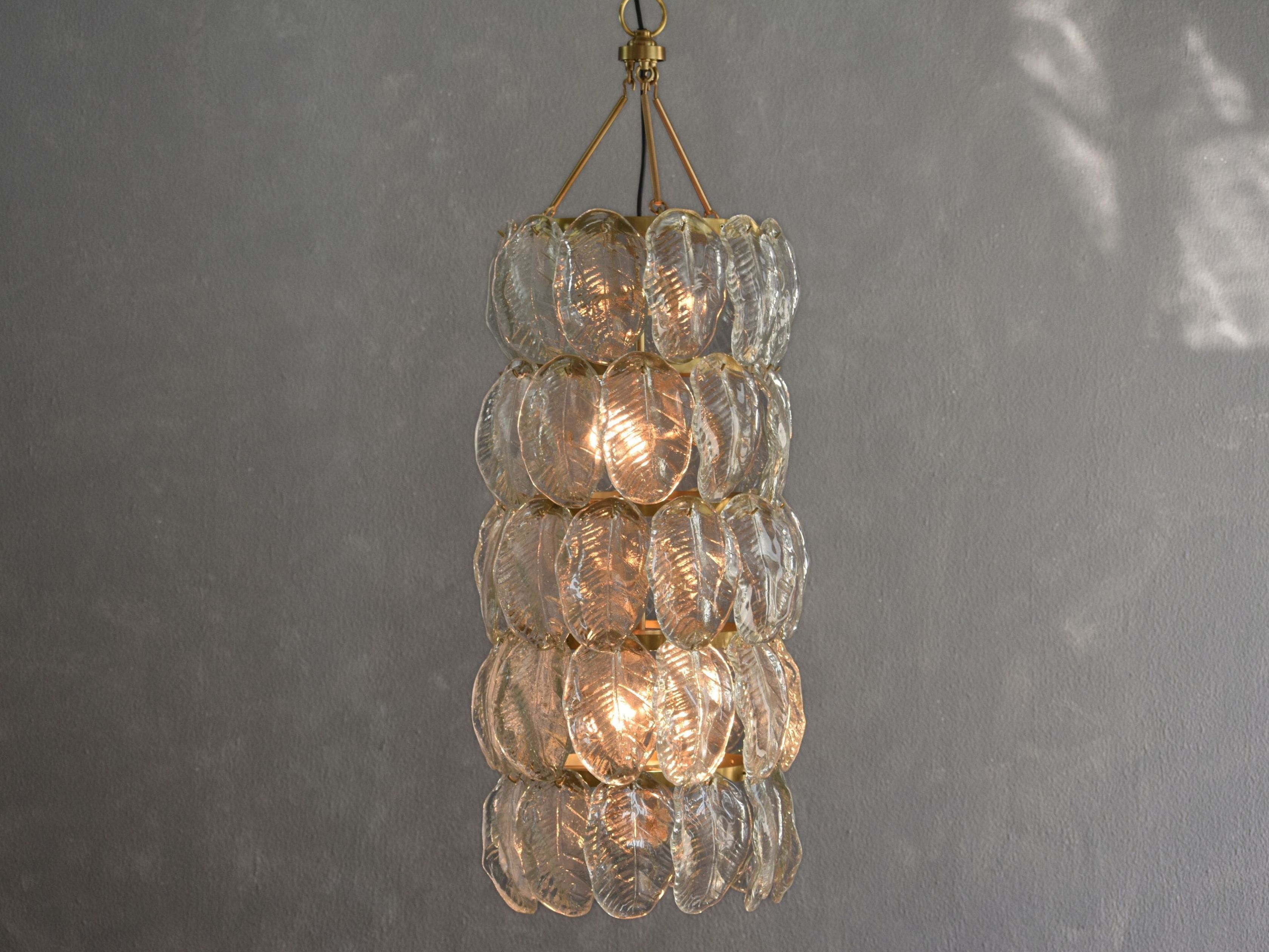 Vitri Chandelier hover - Antique Brass
