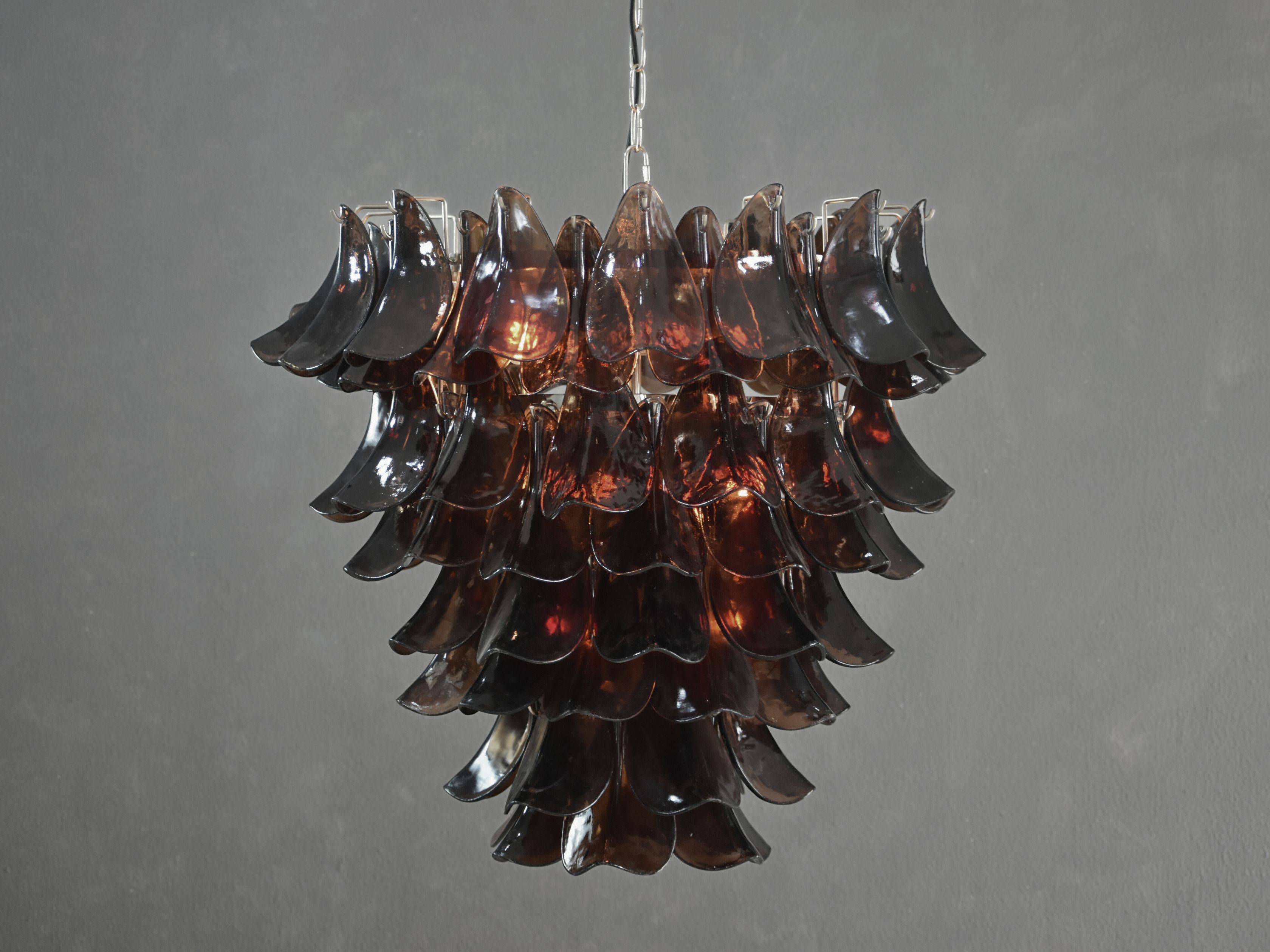 Petalon Chandelier hover - Dark Amber