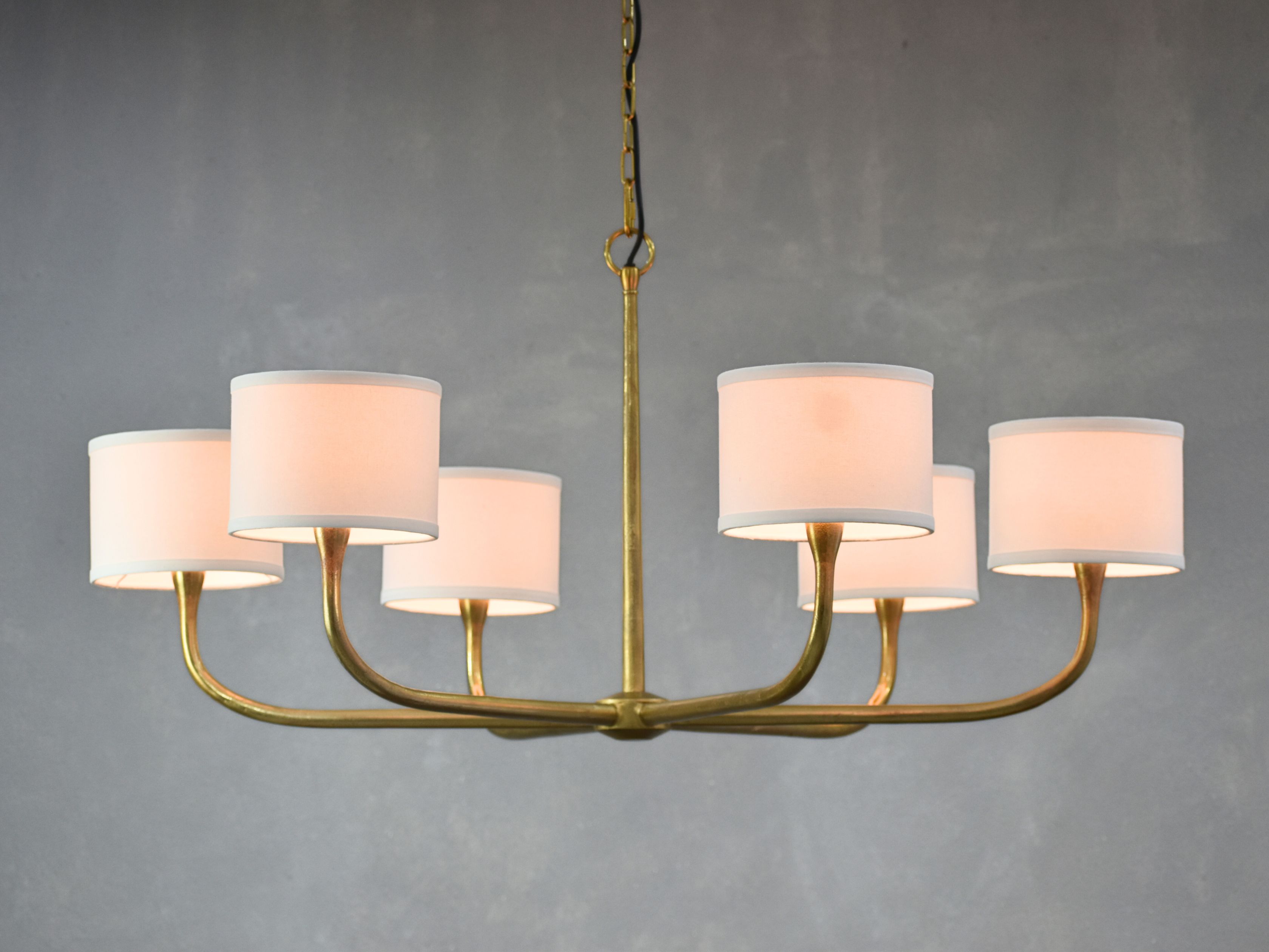 Kham Chandelier hover - Raw Antique Gold